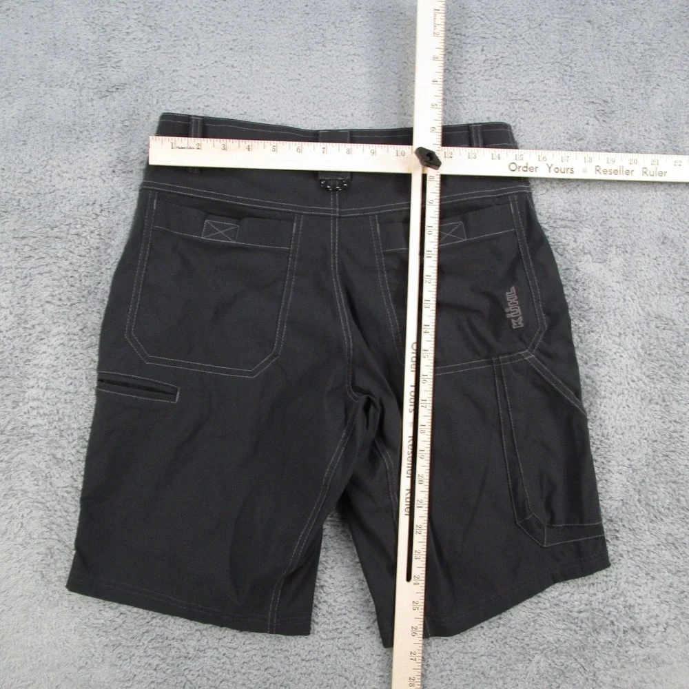 Kuhl Renegade Shorts Mens 30 Black Hiking Outdoor Cargo Technical Style 5121